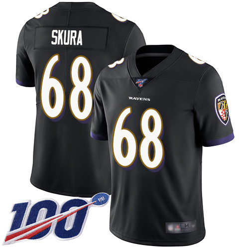 Baltimore Ravens Limited Black Men Matt Skura Alternate Jersey NFL Football #68 100th Season Vapor Untouchable->women nfl jersey->Women Jersey